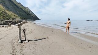 Tormentato Sentiero per la spiaggia nudista. Parte 1