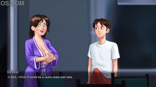 Breasty Abode mother I'd like to fuck Stepmom desires giant rod and masturbates