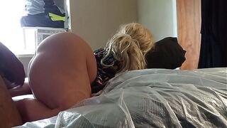 Doggy style in a Kimono he-he...Fuckin' my Large-Butt Mommy'-Doll