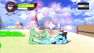 Oh So Hero [Homo Anime game PornPlay] Ep.8 endless spunk fountain with our ally hawt footjob on the beach