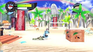 Oh So Hero [Homo Anime game PornPlay] Ep.8 endless spunk fountain with our ally hawt footjob on the beach