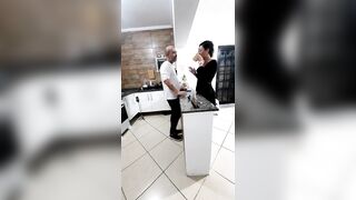 That babe had anal invasion with the bartender hidden in the pantry.