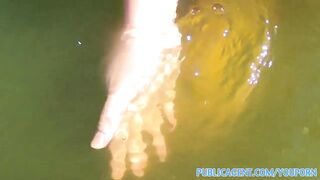 PublicAgent Hot bikini hotty gives underwater oral in advance of sex
