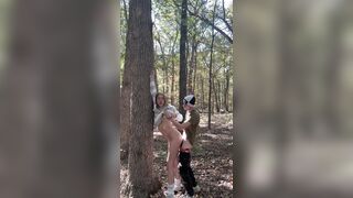 Deer Hotty Drilled in the Woods for 1st Time