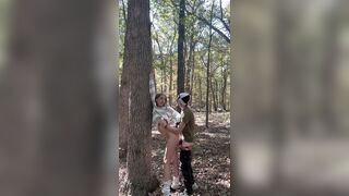 Deer Hotty Drilled in the Woods for 1st Time