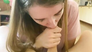 That babe Is Sucking Sloppy \ To Tears