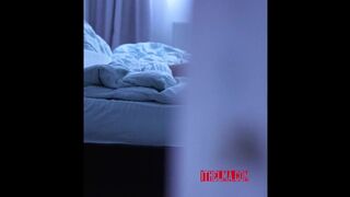 I'm waching on my most good ally's sister when that babe masturbates in her room