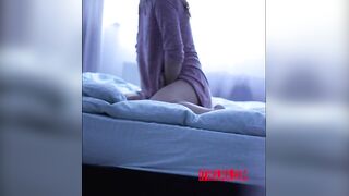 I'm waching on my most good ally's sister when that babe masturbates in her room