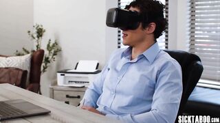 Large butt Latin chick gave a oral pleasure to large knob chap whilst this chab enjoyed porn in VR