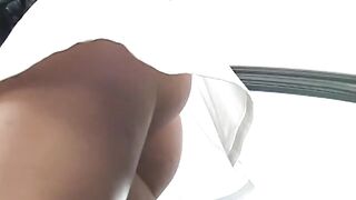 Nasty Gal in a Parking Lot