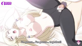 Blond cutie in ebony nylons gets banged by her boyfriend - Manga Uncensored 1080p