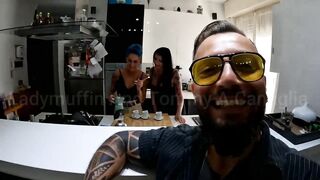 three Large Dongs Horror Group-sex