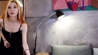 Hawt playgirl alone at home with a toy