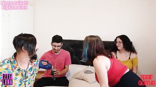 Cuartetazo swinger two primastras comparten sus novios Feat nenamalaatr Eddie Queens bigkamotex