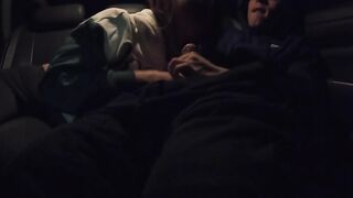 Gal Sucking Cock Stranger in Car / Sucked All The Cum