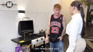 always late! This chab told that guy was 2 minutes away from dinner with his family!