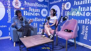 Small influencer chokes on a large weenie Emma Fiore peculiar Juan Bustos Podcast