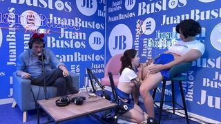 Small influencer chokes on a large weenie Emma Fiore peculiar Juan Bustos Podcast