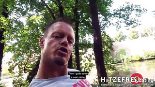 Sexy Outdoor Sex With Curvy German Blond mother I'd like to fuck