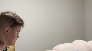 Oh screw! Listen to her groan