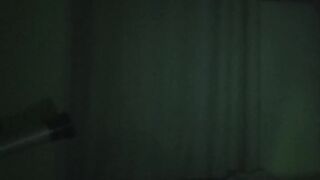 Just relaxing after sex and having sex looking out the window