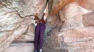 Angel gets caught by climbers during the time that getting a dangerous facial
