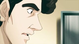 Breasty Business Woman with Large Booty and Unshaved Cunt Likes Sex