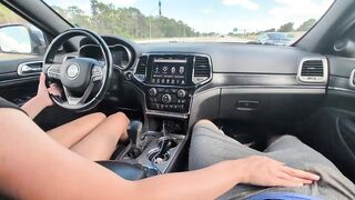 rubbing his dong in his shorts in public