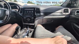 rubbing his dong in his shorts in public