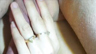 This guy give me a biggest cum in my snatch (close up creampie)