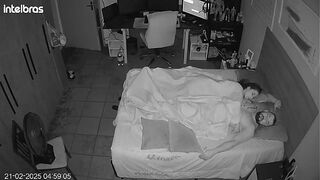 They d to forget the camera like avid in the bedroom