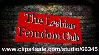 The Lesbian Femdom Club: The Forbidden Kingdom