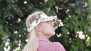 Gorgeous Blonde Russian Outdoor Lesbian