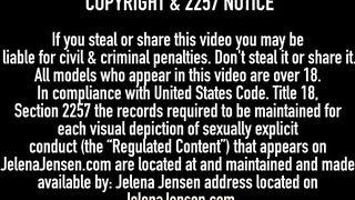 Long Legged Jelena Jensen & Hottie Taylor Vixen Tongue Fuck!