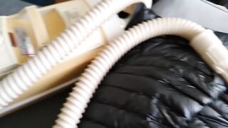 Jizz flow on soft Girlfriend G.W. Ebony Jacket