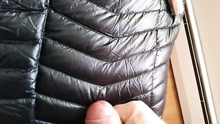 Jizz flow on soft Girlfriend G.W. Ebony Jacket