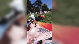 Suns Out, Boobs Out ????