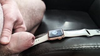 Cum on Girlfriend's Apple See (Wristwatch Fetish)