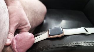 Cum on Girlfriend's Apple See (Wristwatch Fetish)