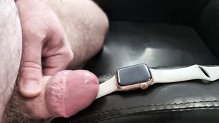 Cum on Girlfriend's Apple See (Wristwatch Fetish)