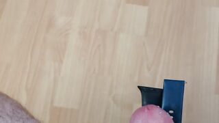 Cuming on Girlfriend's Fitbit See Bands (Wristwatch fetish)