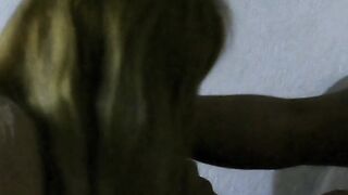 This babe sucks me off and then I cum in her butt