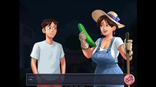 Summertime saga #two - stepsister in the shower - Gameplay commented