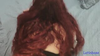 This doxy likes to get drilled on her spouse daybed