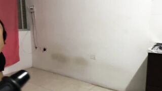 MY PRETTY STEPSISTER WAS COOKING AND THAT BABE WAS VERY GLAMOROUS SO I ENTICED HER TO SCREW HER