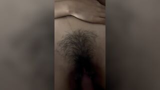 That babe gives me a oral job, I screw her missionary until I cum inside her