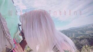 Giving a random stranger a oral sex & some snatch on my morning hike