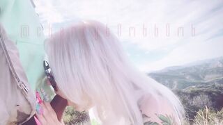 Giving a random stranger a oral sex & some snatch on my morning hike