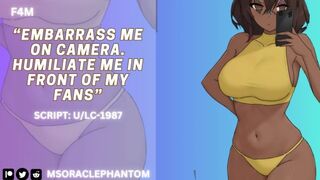 [F4MMMM] LIVE STREAMER Gets Stuffed With Shlong ON-AIR [Public] [Meta] [Audio RP]