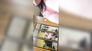 Candid Sandra works hard to milk the cum fountain